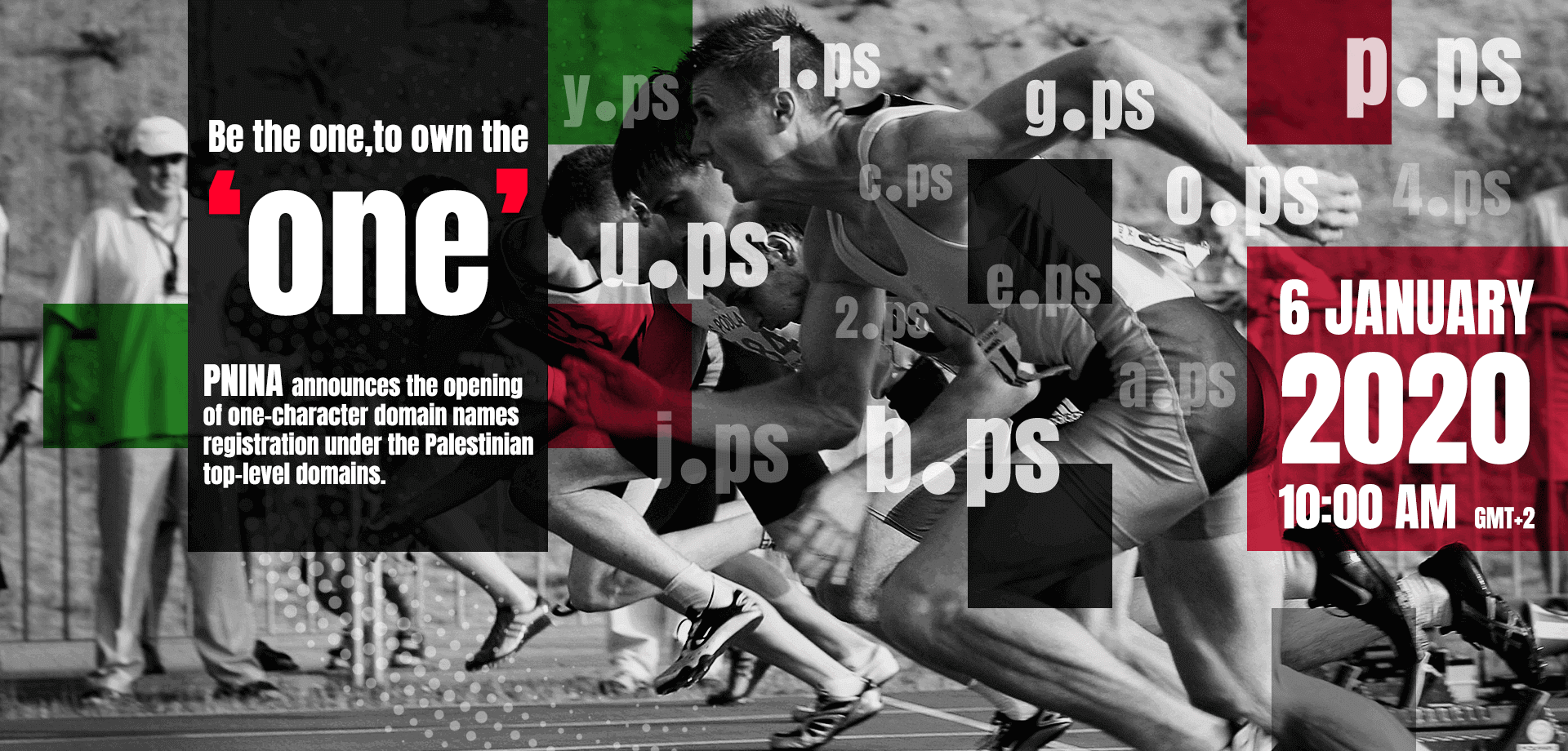 One character domain names registration